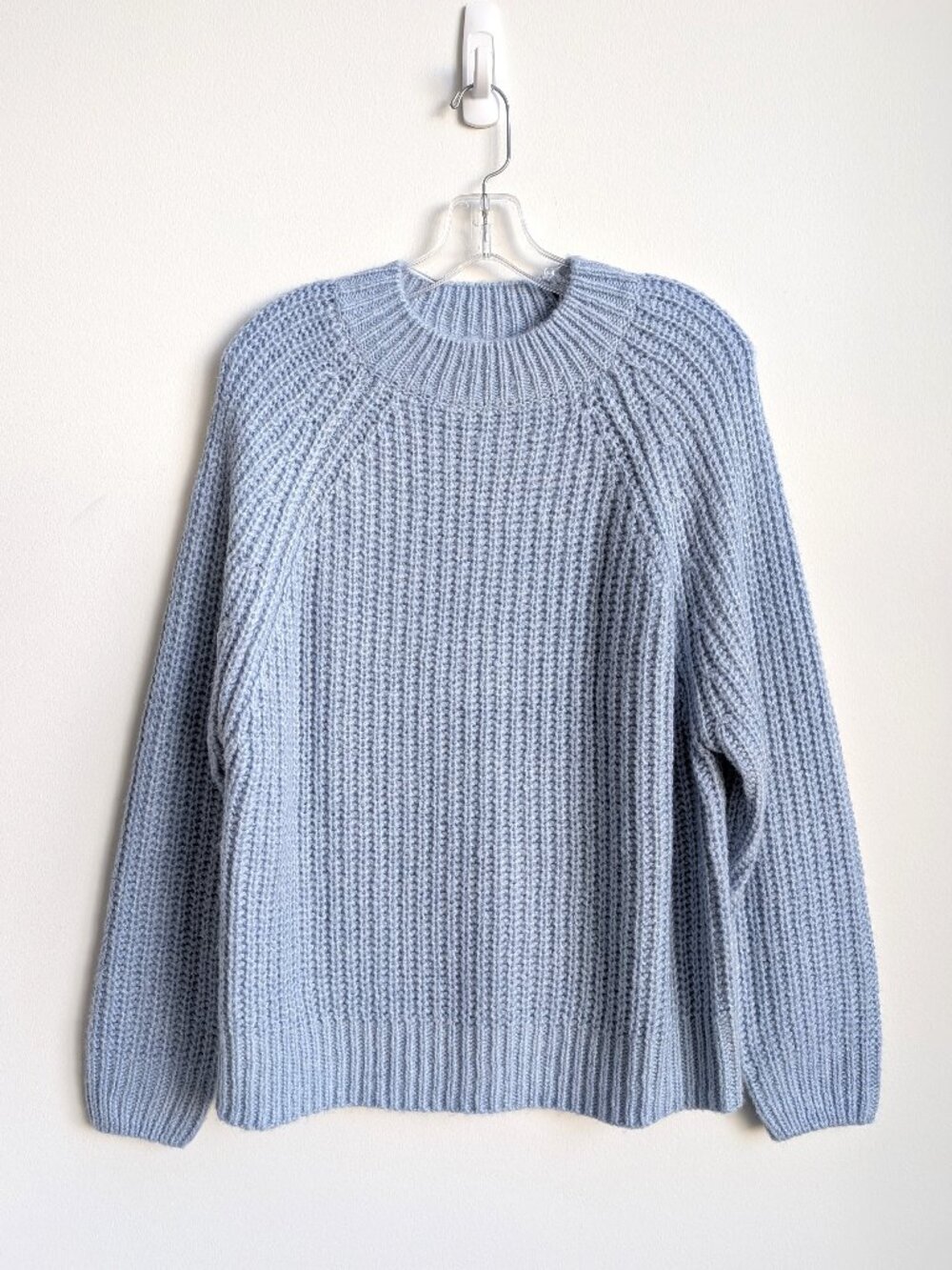SUZY SHIER Chunky Rib Knit Raglan Sweater | Size XL
